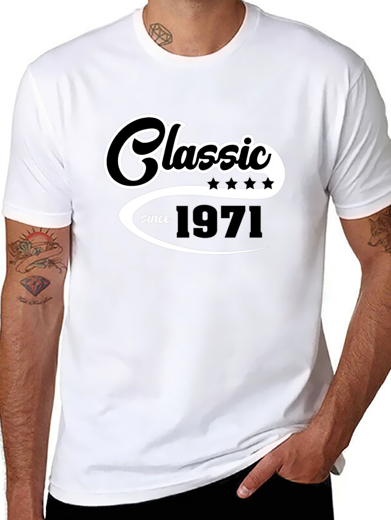 Classic Since 1971 Black T-Shirt