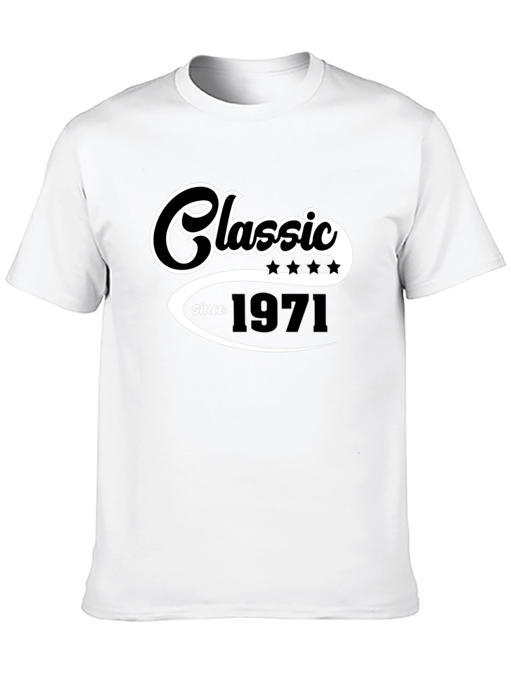 Classic Since 1971 Black T-Shirt