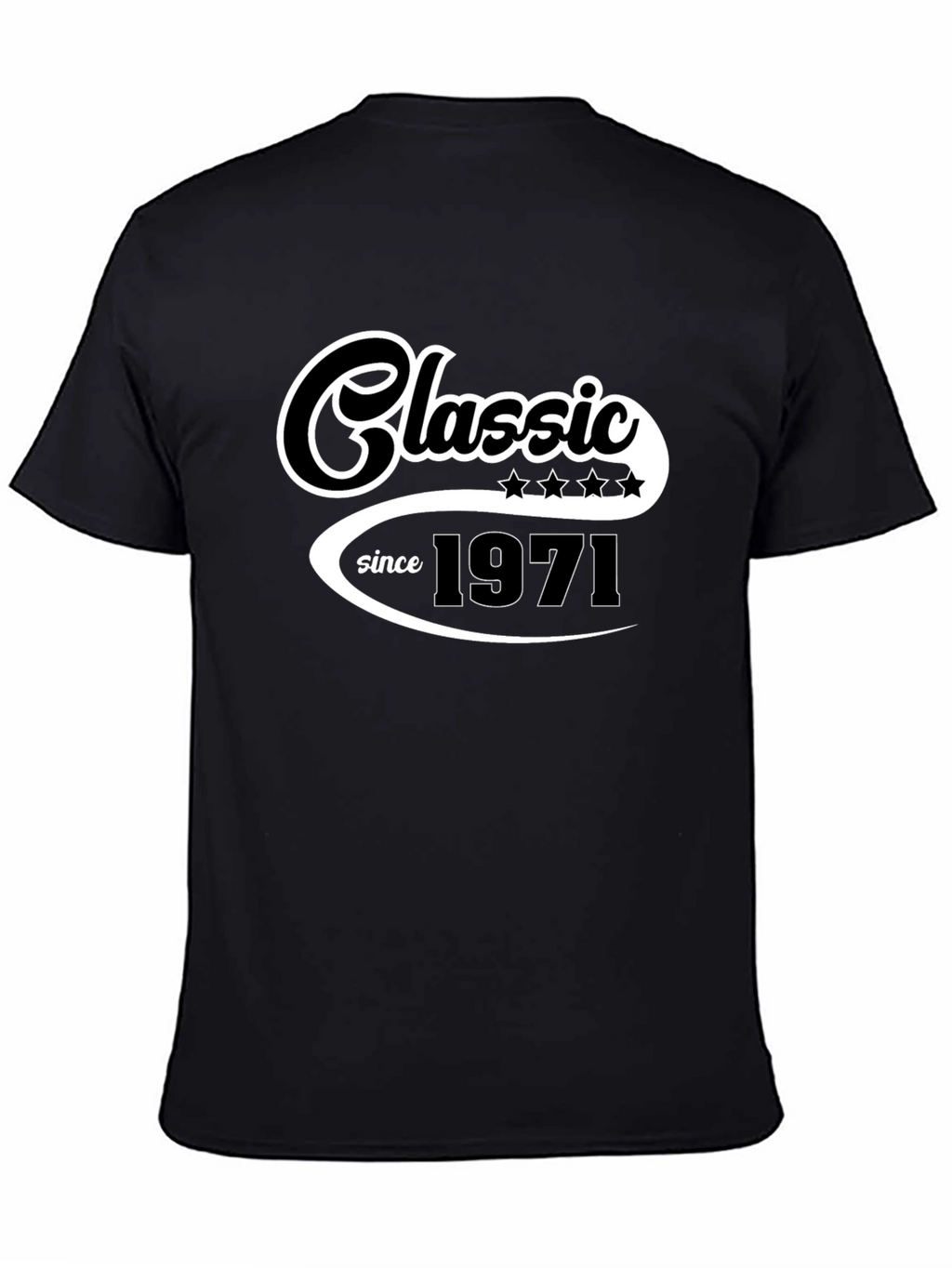 Classic Since 1971 Black T-Shirt