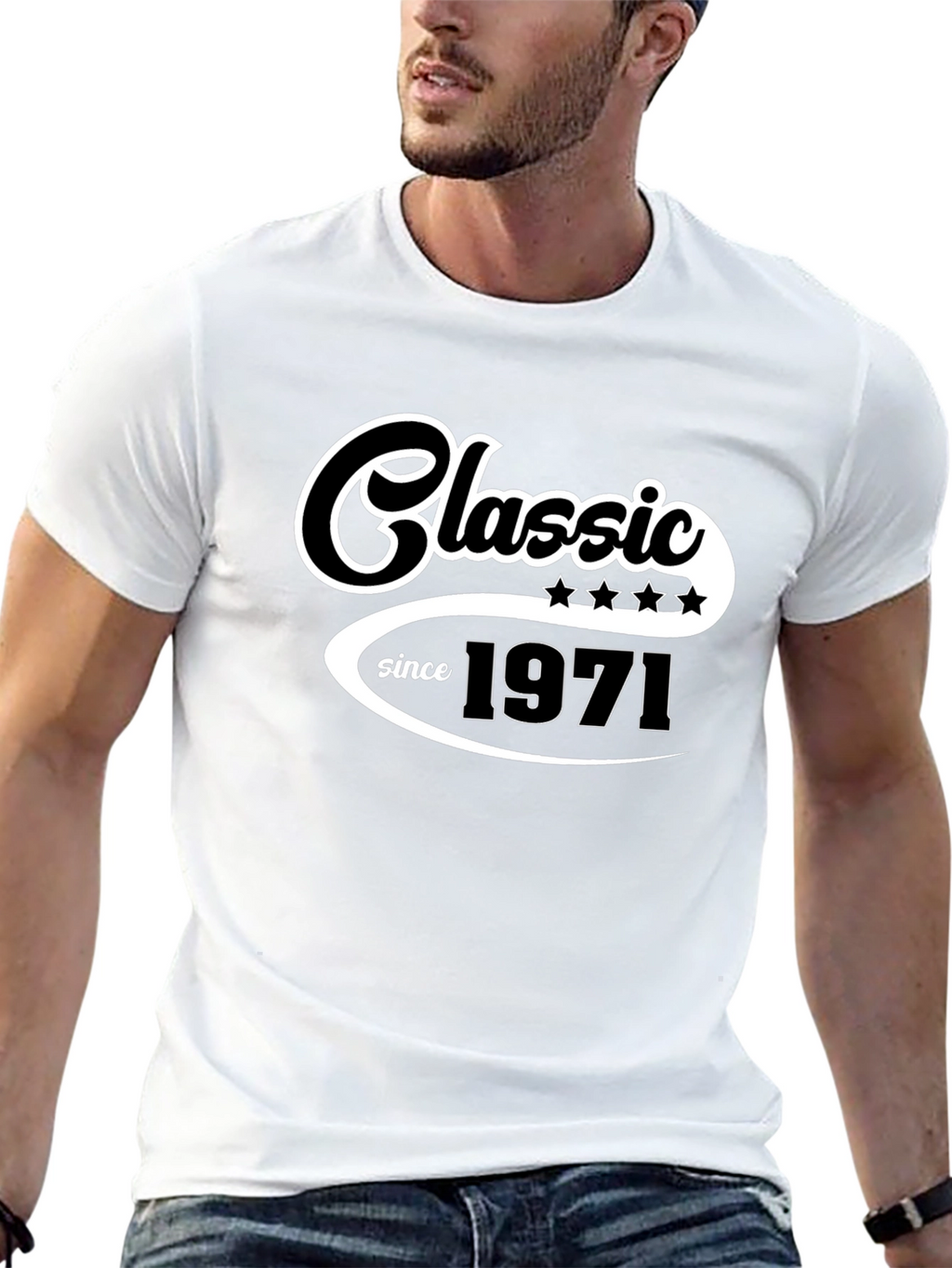 Classic Since 1971 Black T-Shirt