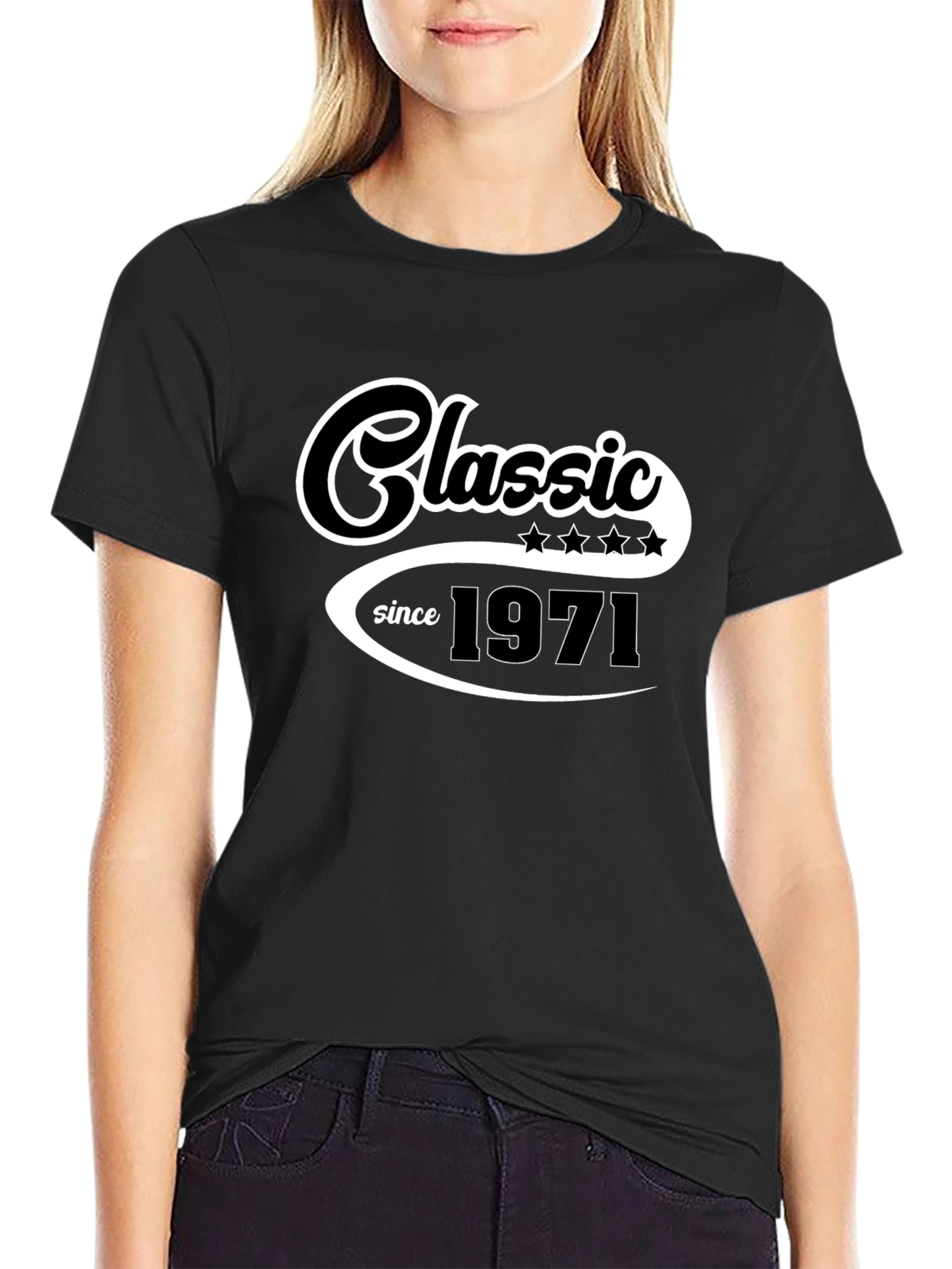 Classic Since 1971 Black T-Shirt