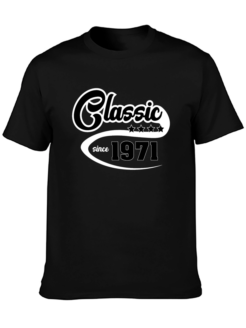 Classic Since 1971 Black T-Shirt