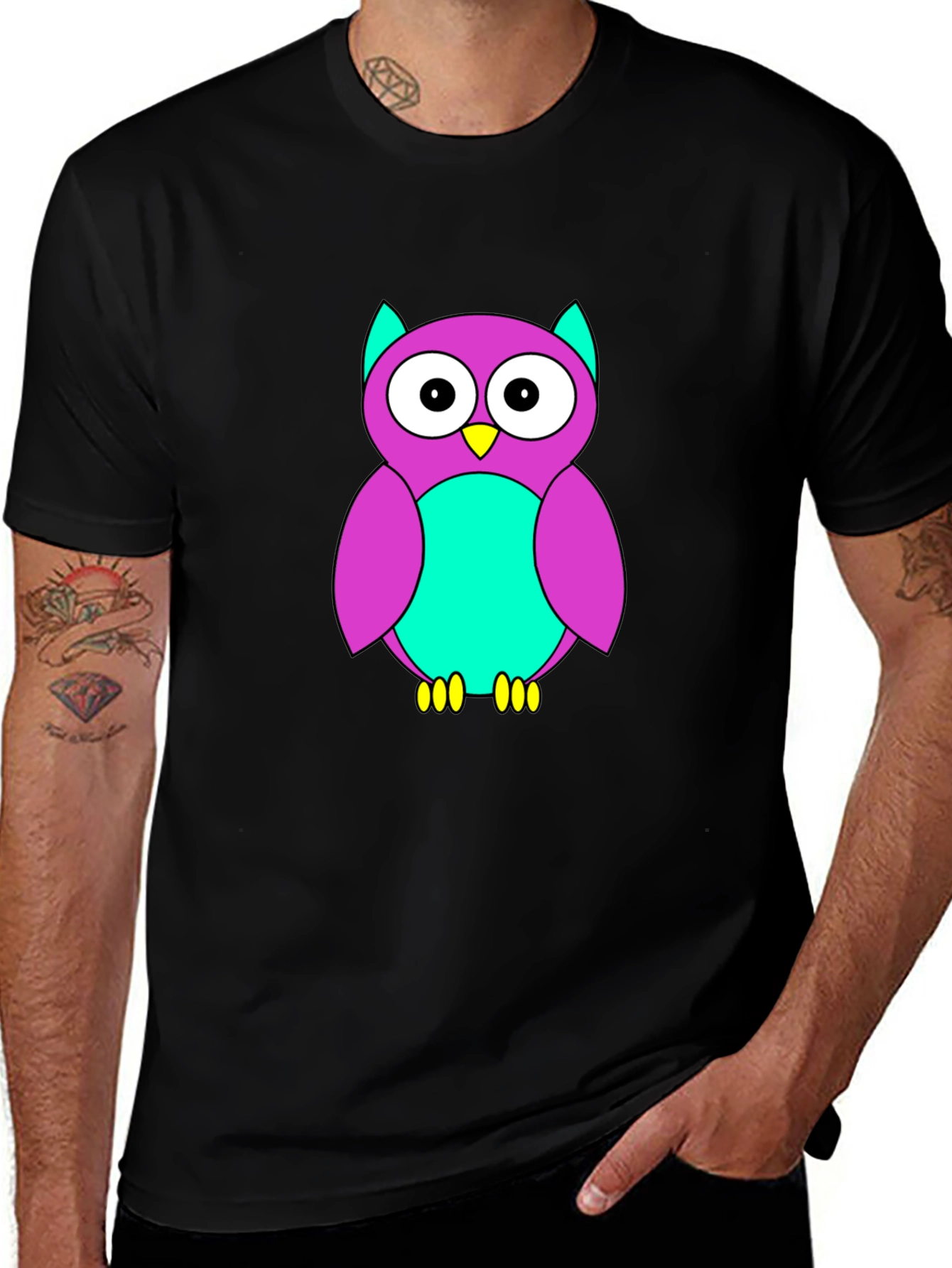 Fun Owl Graphic Tee - Soft & Stylish