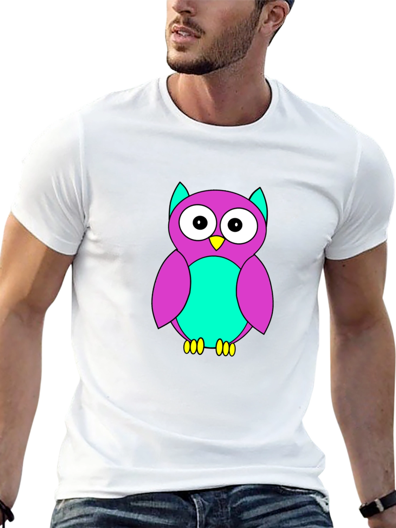 Fun Owl Graphic Tee - Soft & Stylish