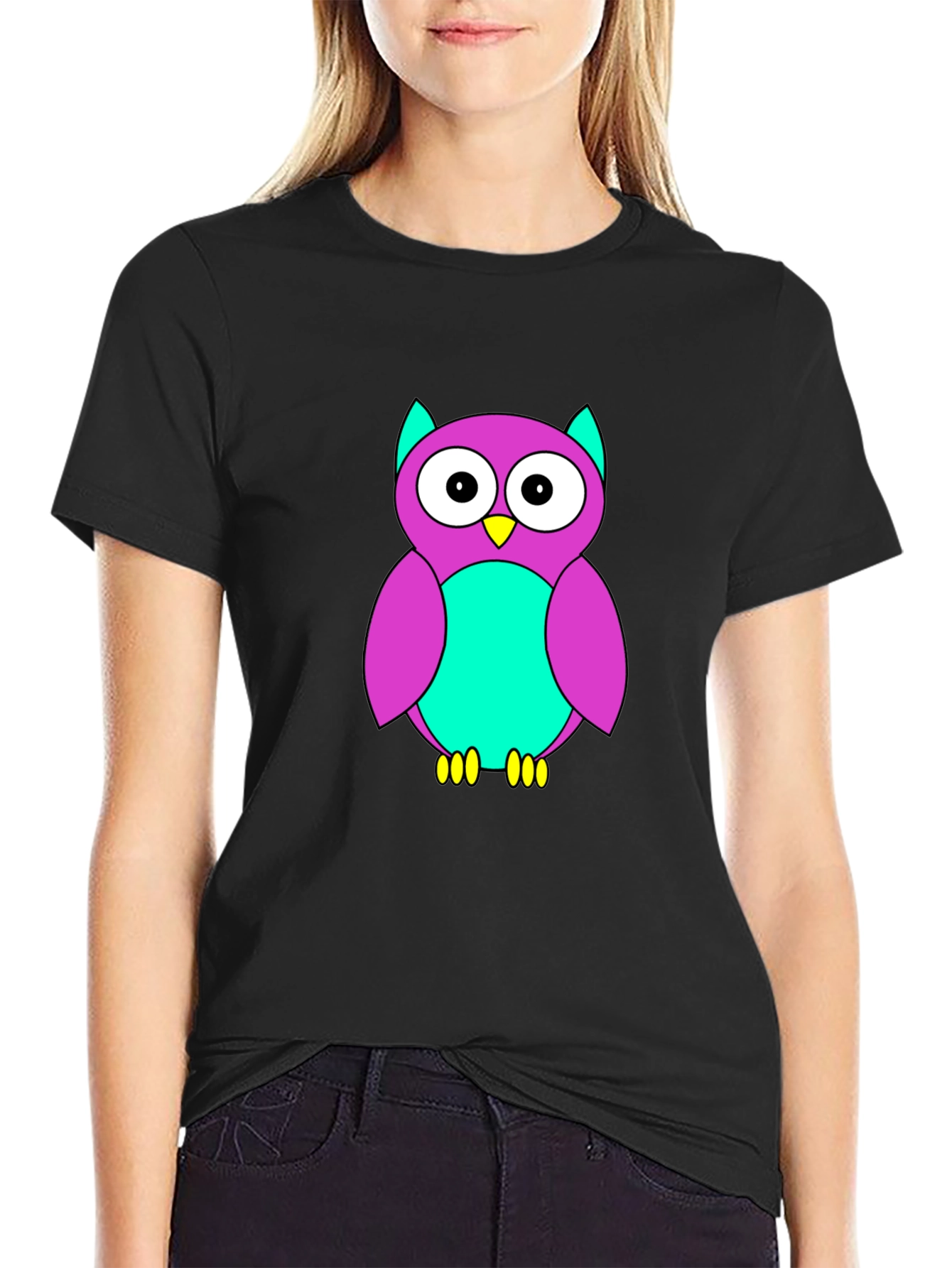 Fun Owl Graphic Tee - Soft & Stylish