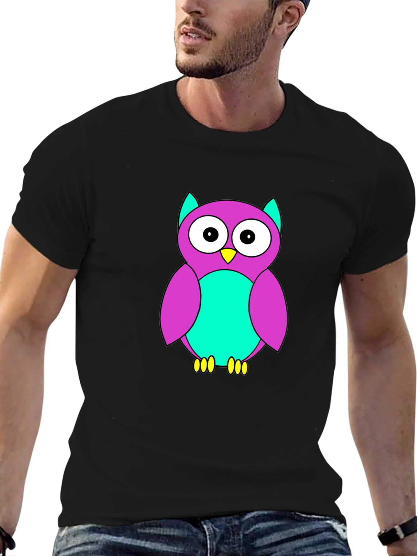 Fun Owl Graphic Tee - Soft & Stylish