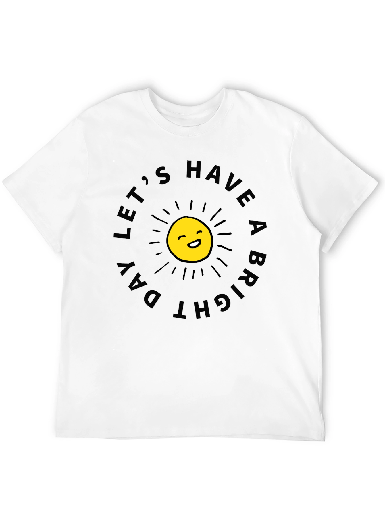 Bright Day T-Shirt - Smiling Sun Graphic Tee
