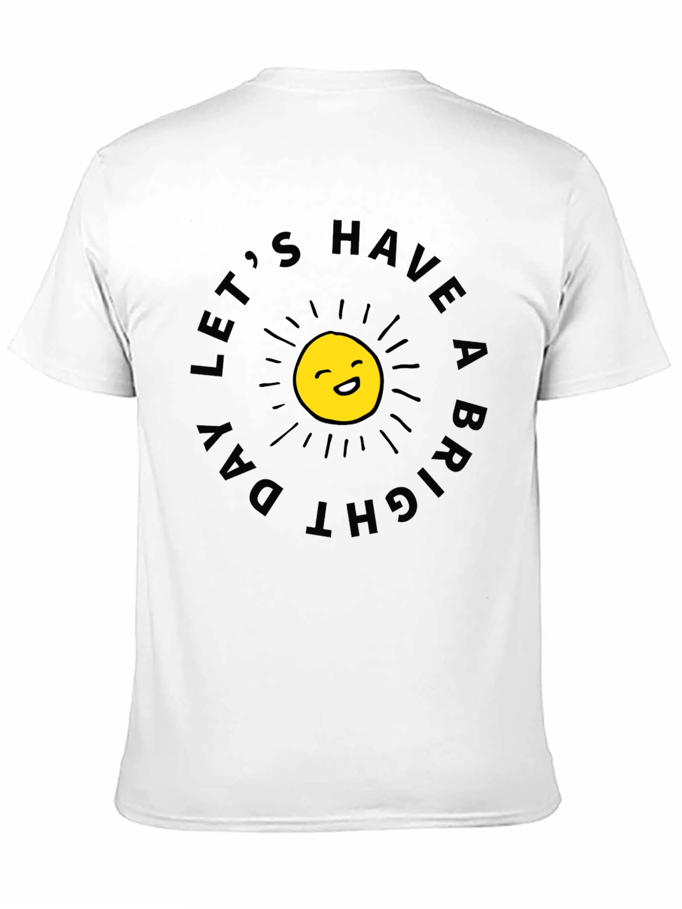 Bright Day T-Shirt - Smiling Sun Graphic Tee