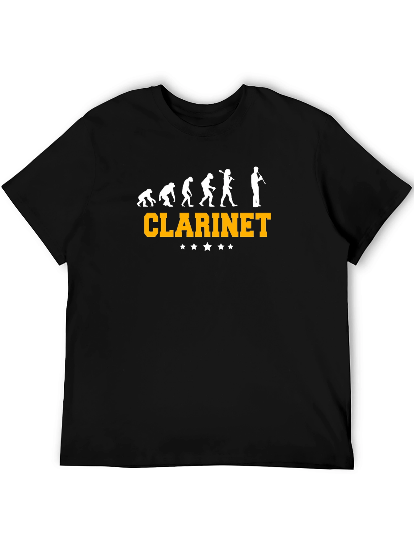 Clarinets Evolution T-Shirt - Music Lover