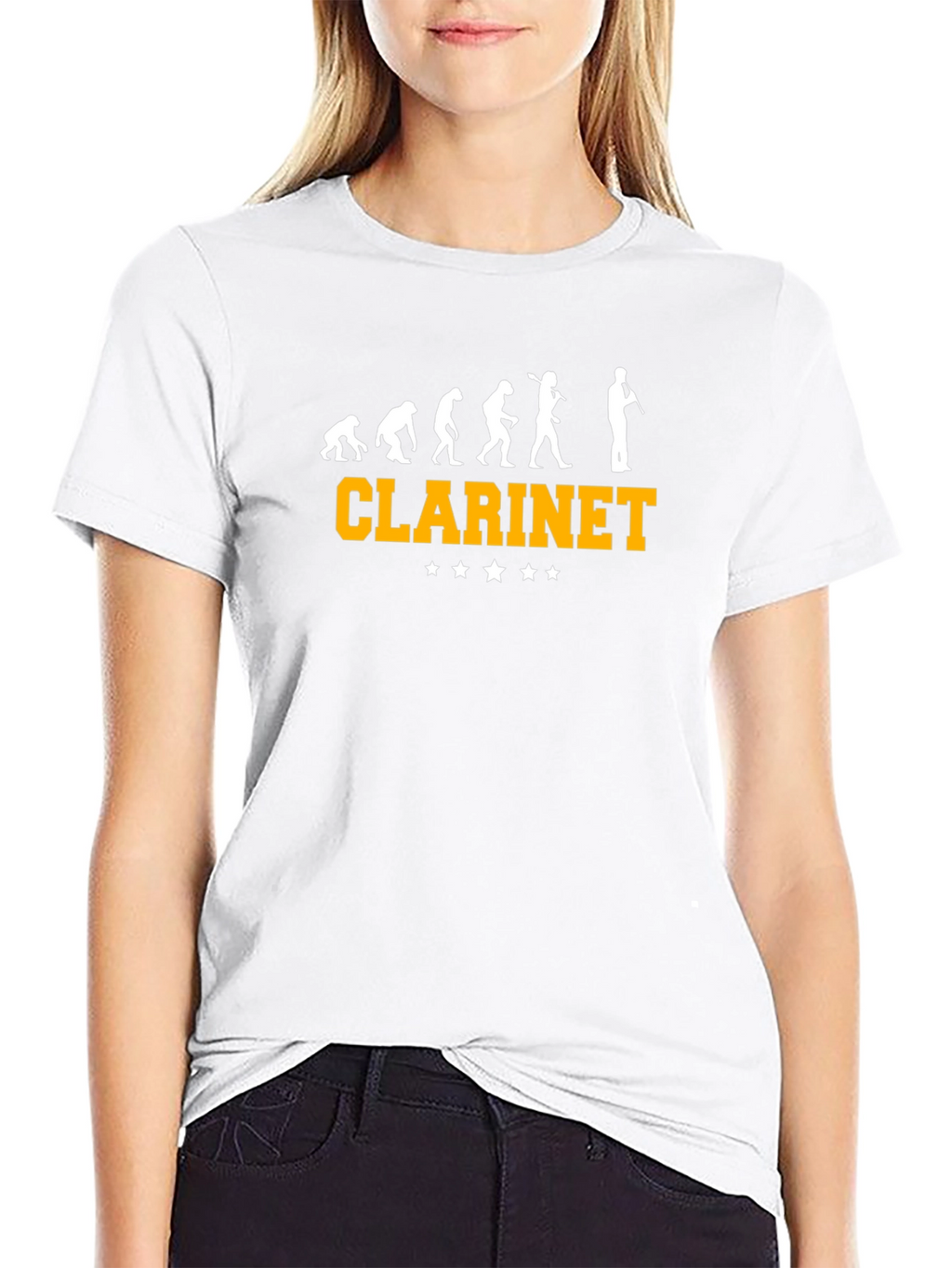 Clarinets Evolution T-Shirt - Music Lover