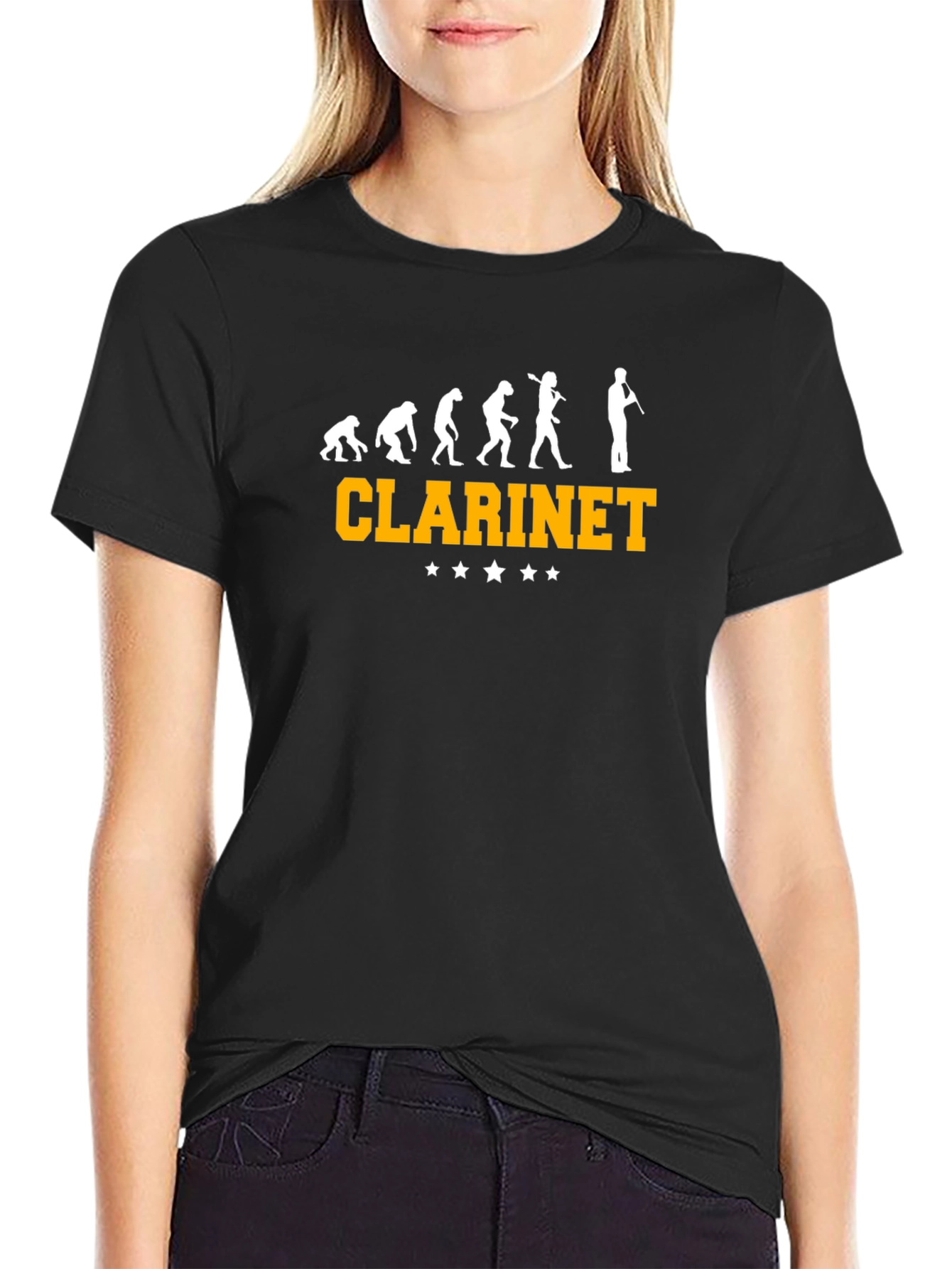 Clarinets Evolution T-Shirt - Music Lover