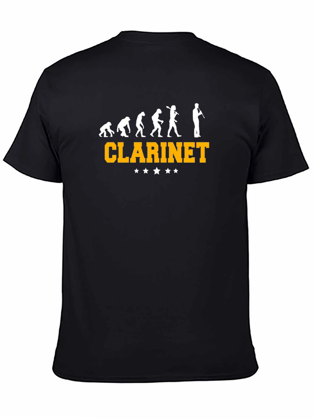Clarinets Evolution T-Shirt - Music Lover