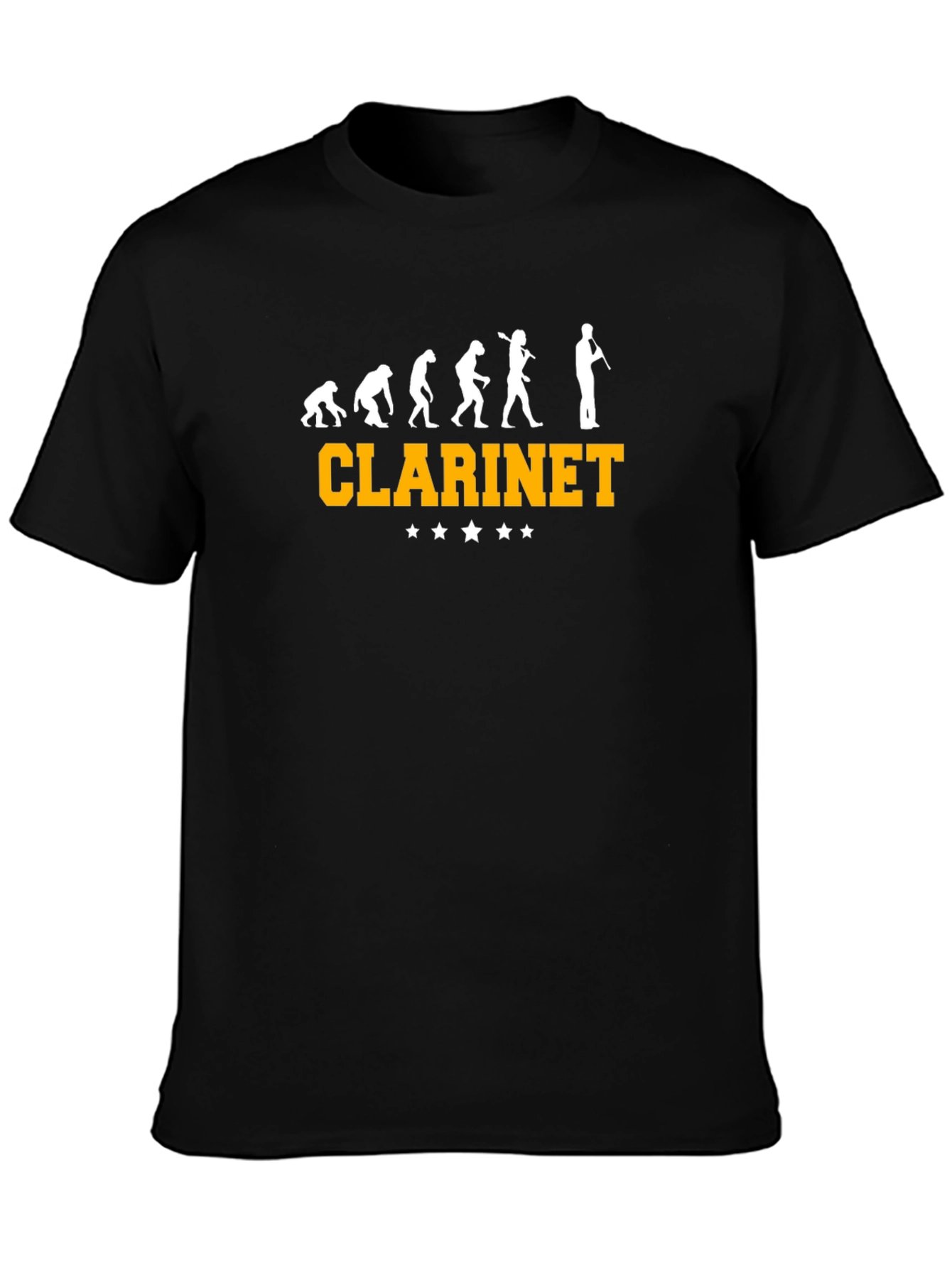 Clarinets Evolution T-Shirt - Music Lover