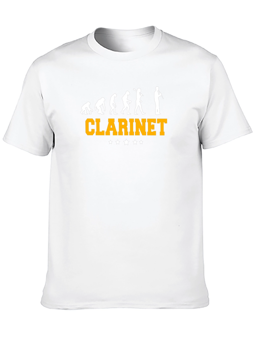 Clarinets Evolution T-Shirt - Music Lover