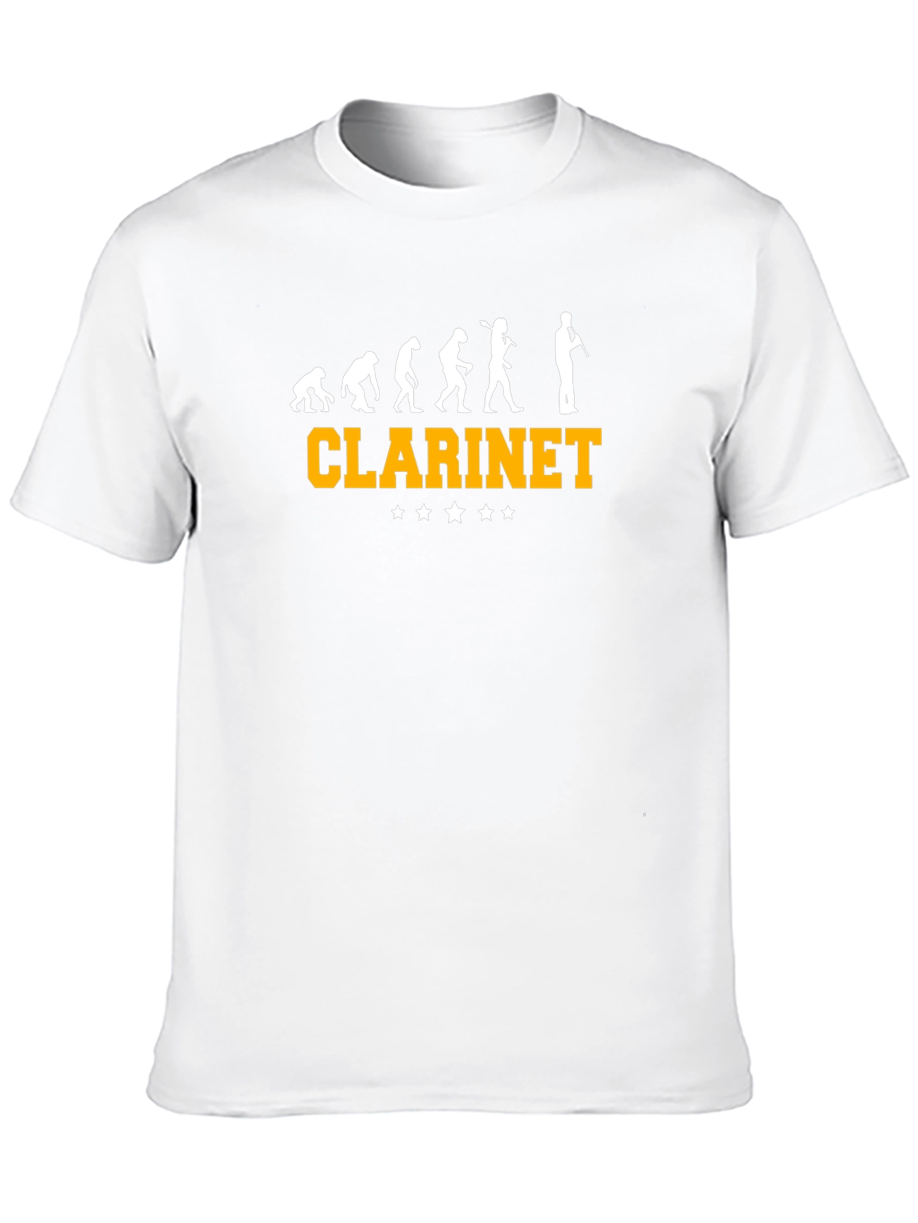Clarinets Evolution T-Shirt - Music Lover