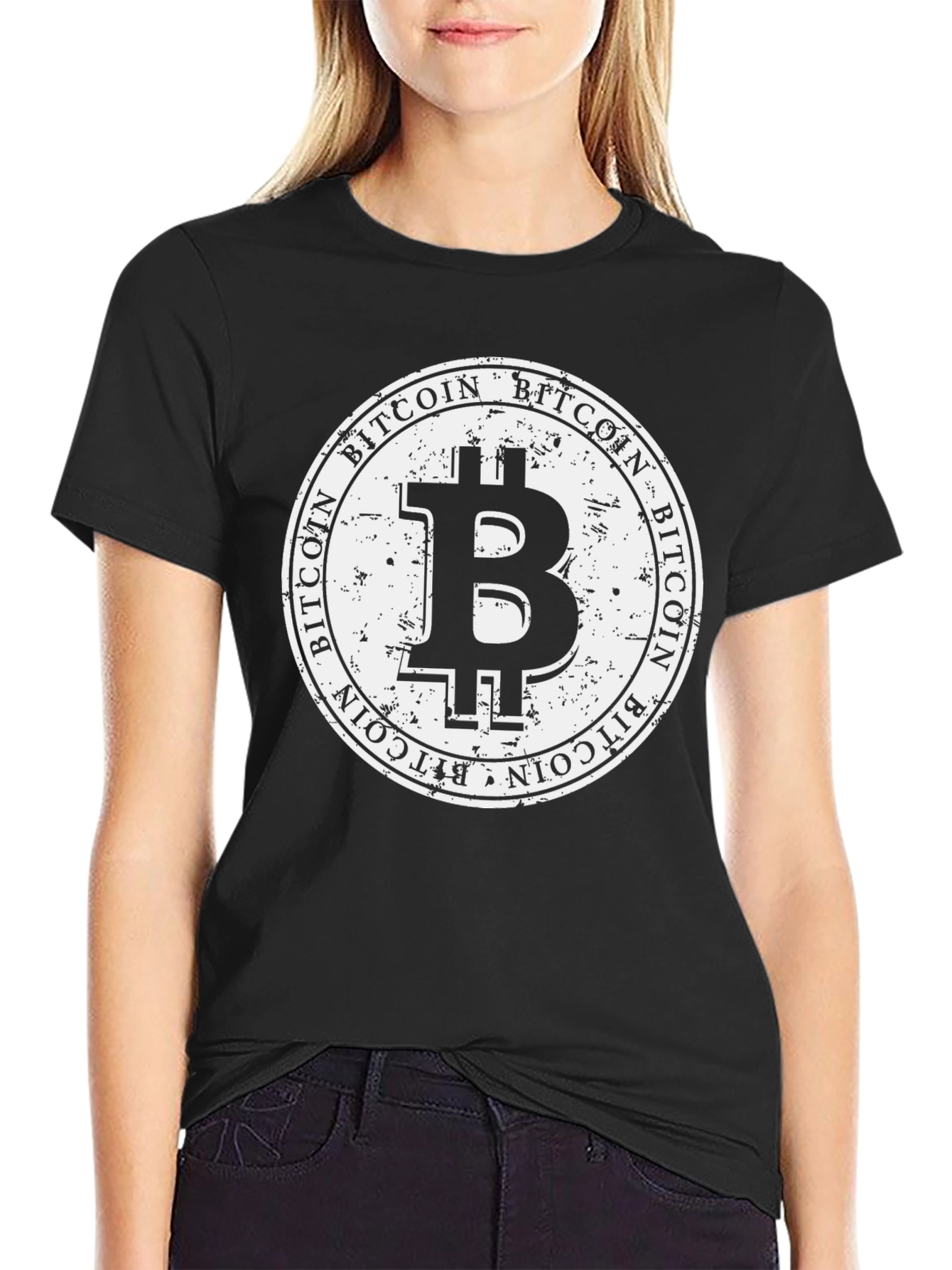 Bitcoin Black Tee - Crypto Currency T-Shirt