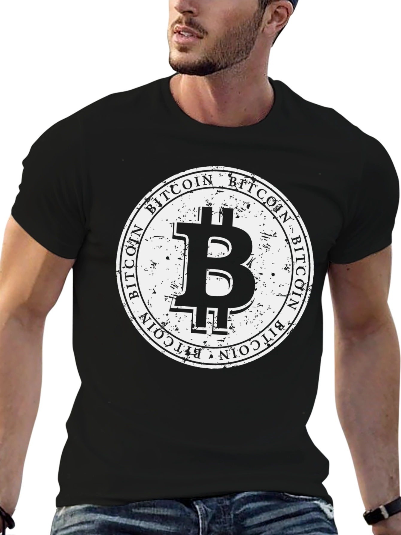 Bitcoin Black Tee - Crypto Currency T-Shirt