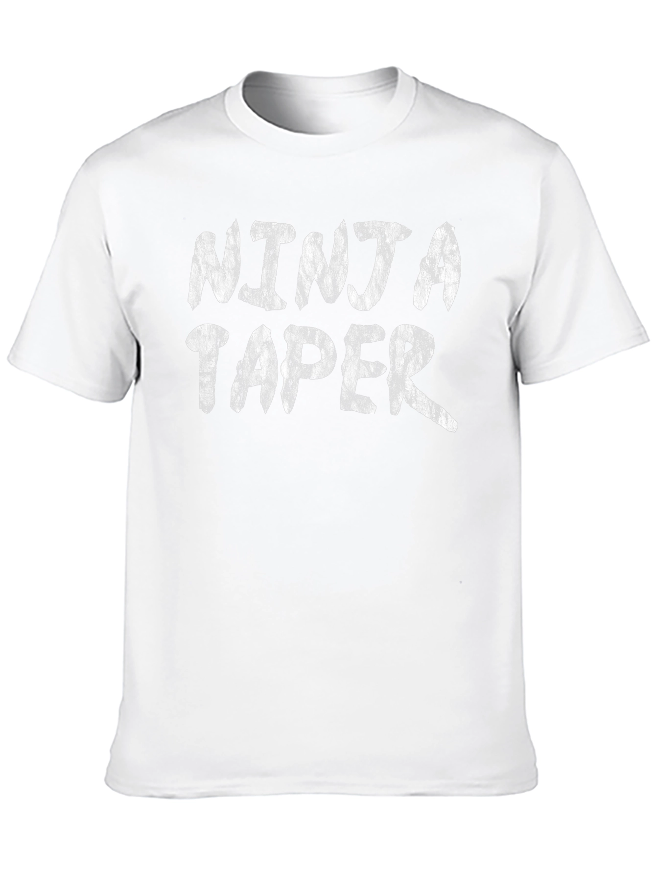 Ninja Taper Graphic Tee - Black Cotton Blend