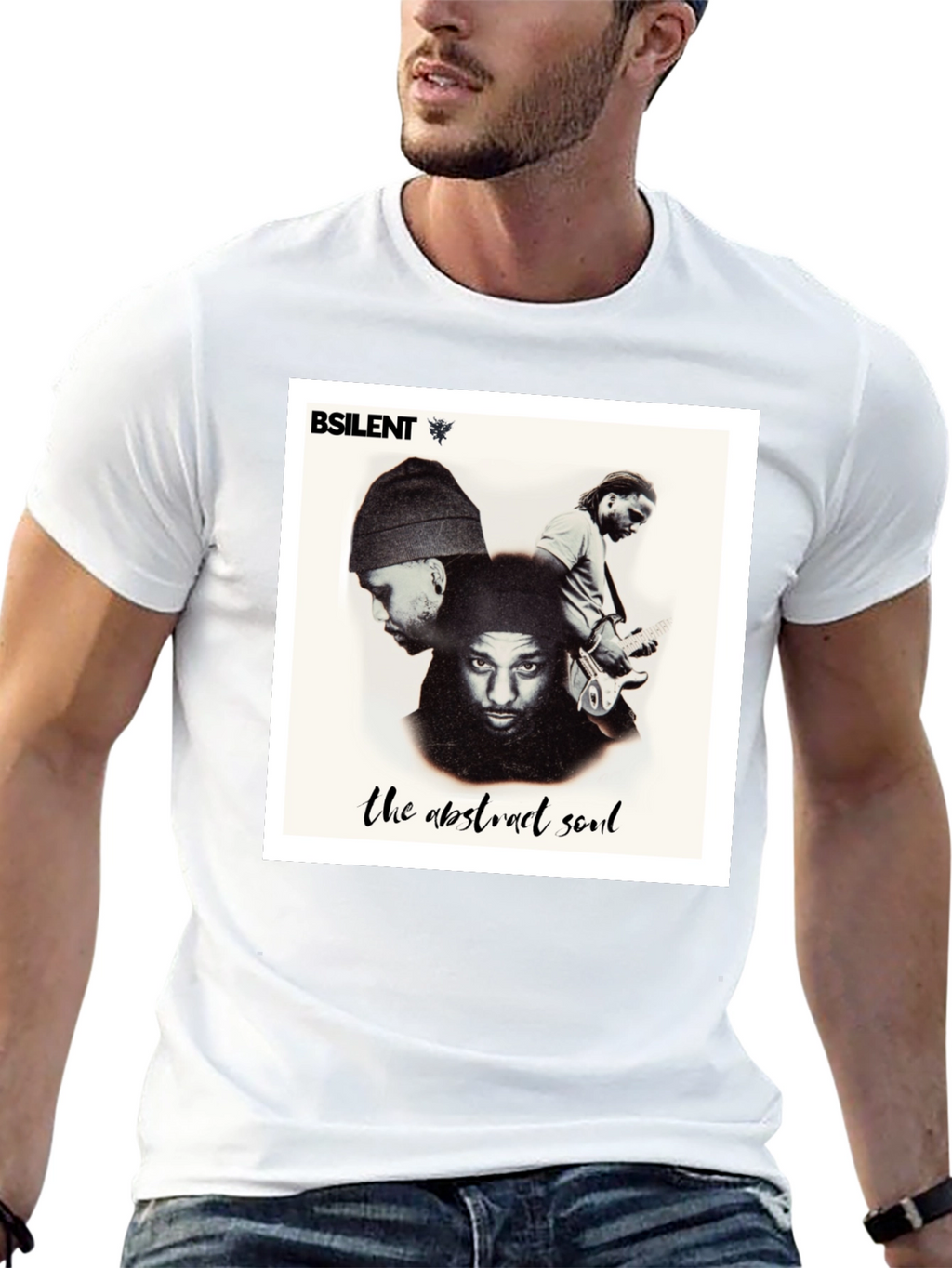 BSilent The Abstract Soul Black T-Shirt