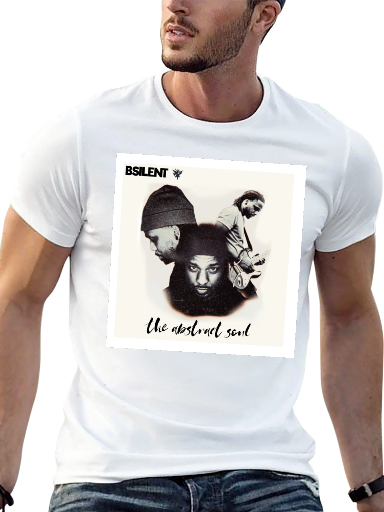 BSilent The Abstract Soul Black T-Shirt