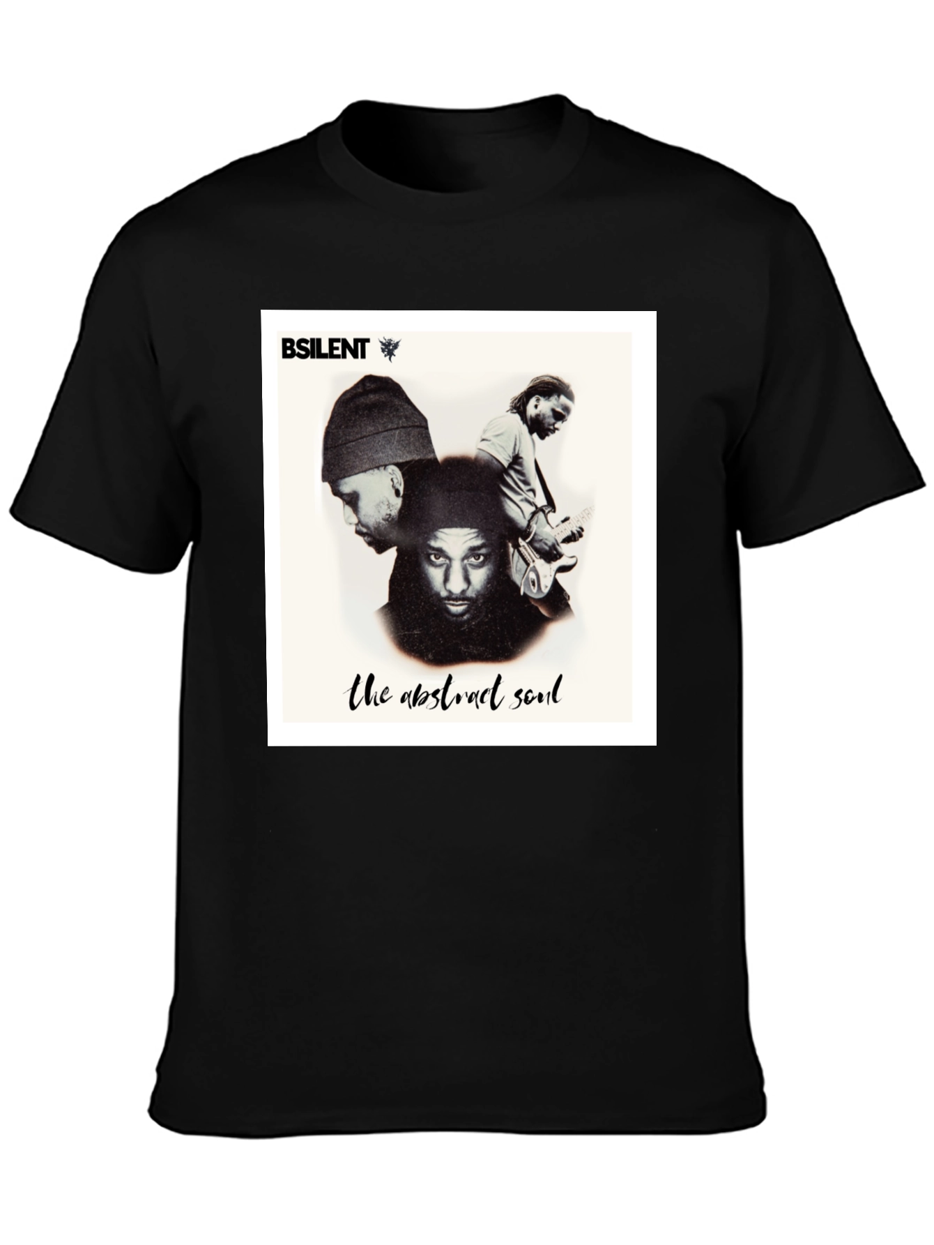 BSilent The Abstract Soul Black T-Shirt