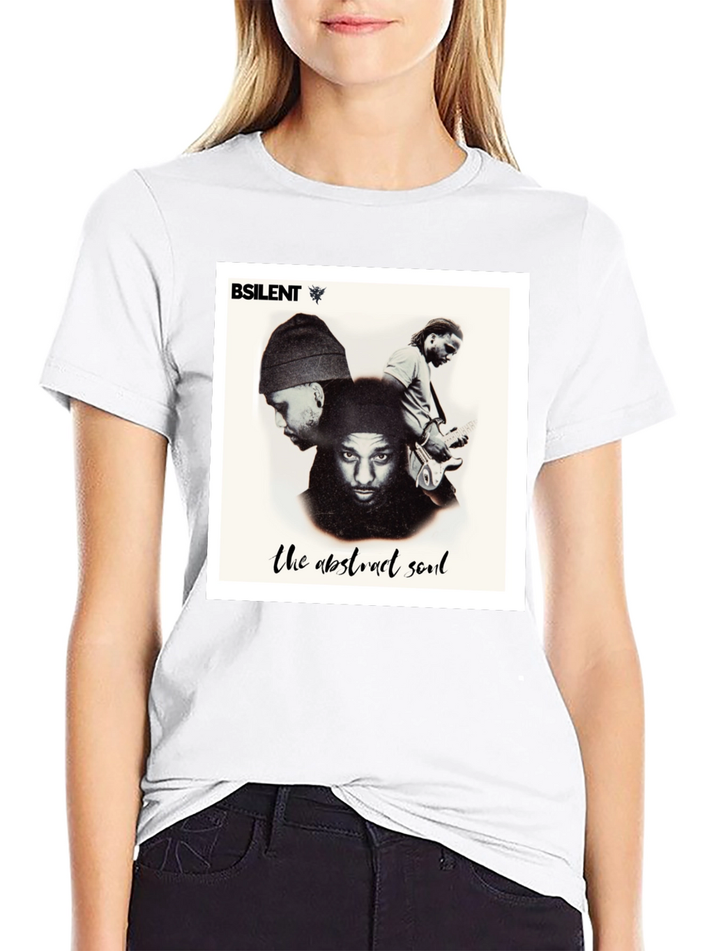 BSilent The Abstract Soul Black T-Shirt