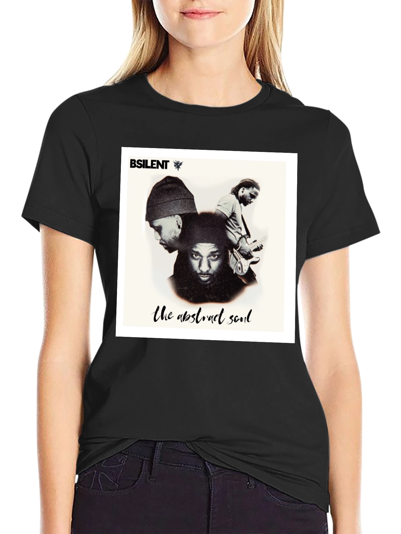 BSilent The Abstract Soul Black T-Shirt