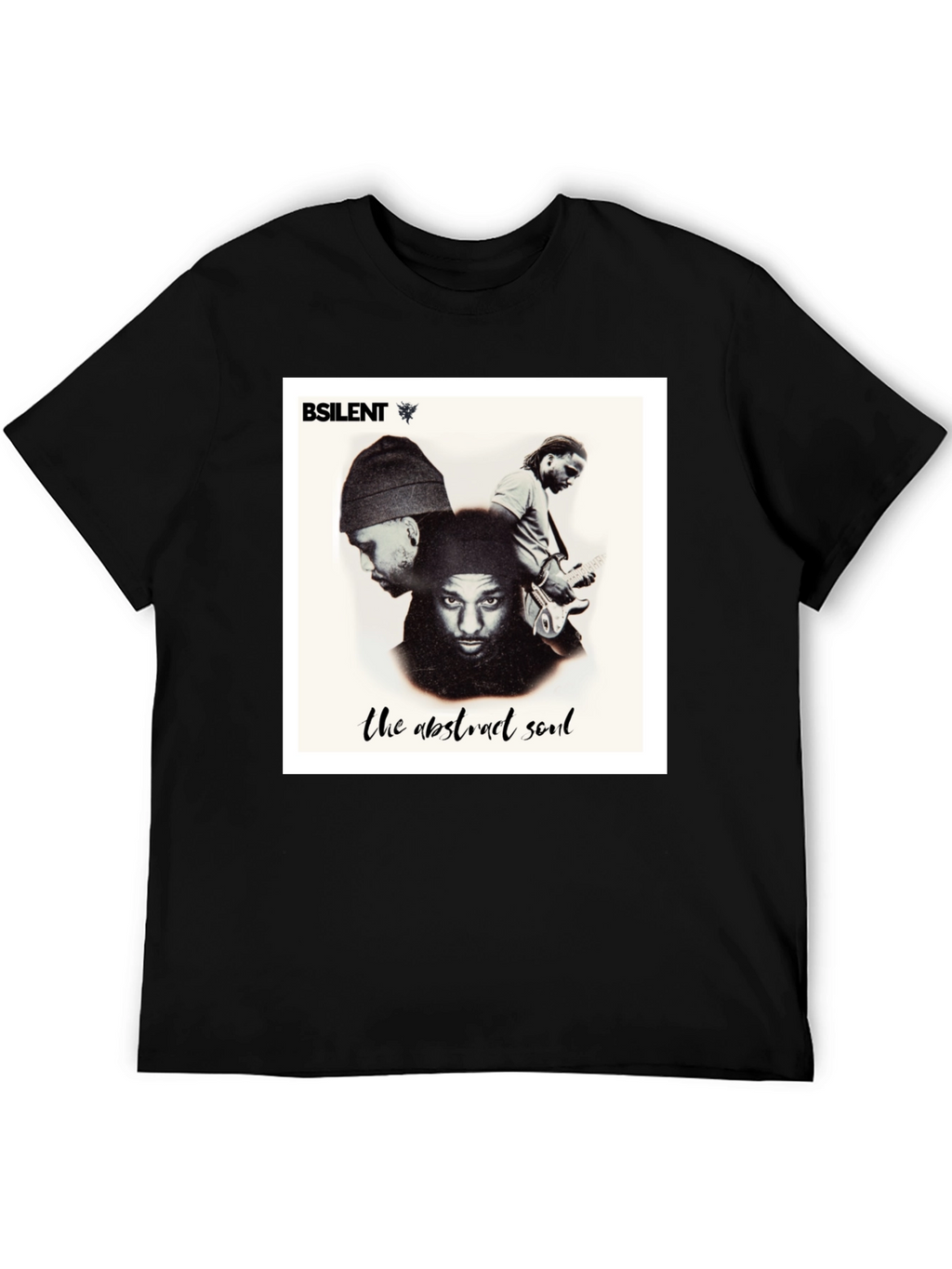 BSilent The Abstract Soul Black T-Shirt