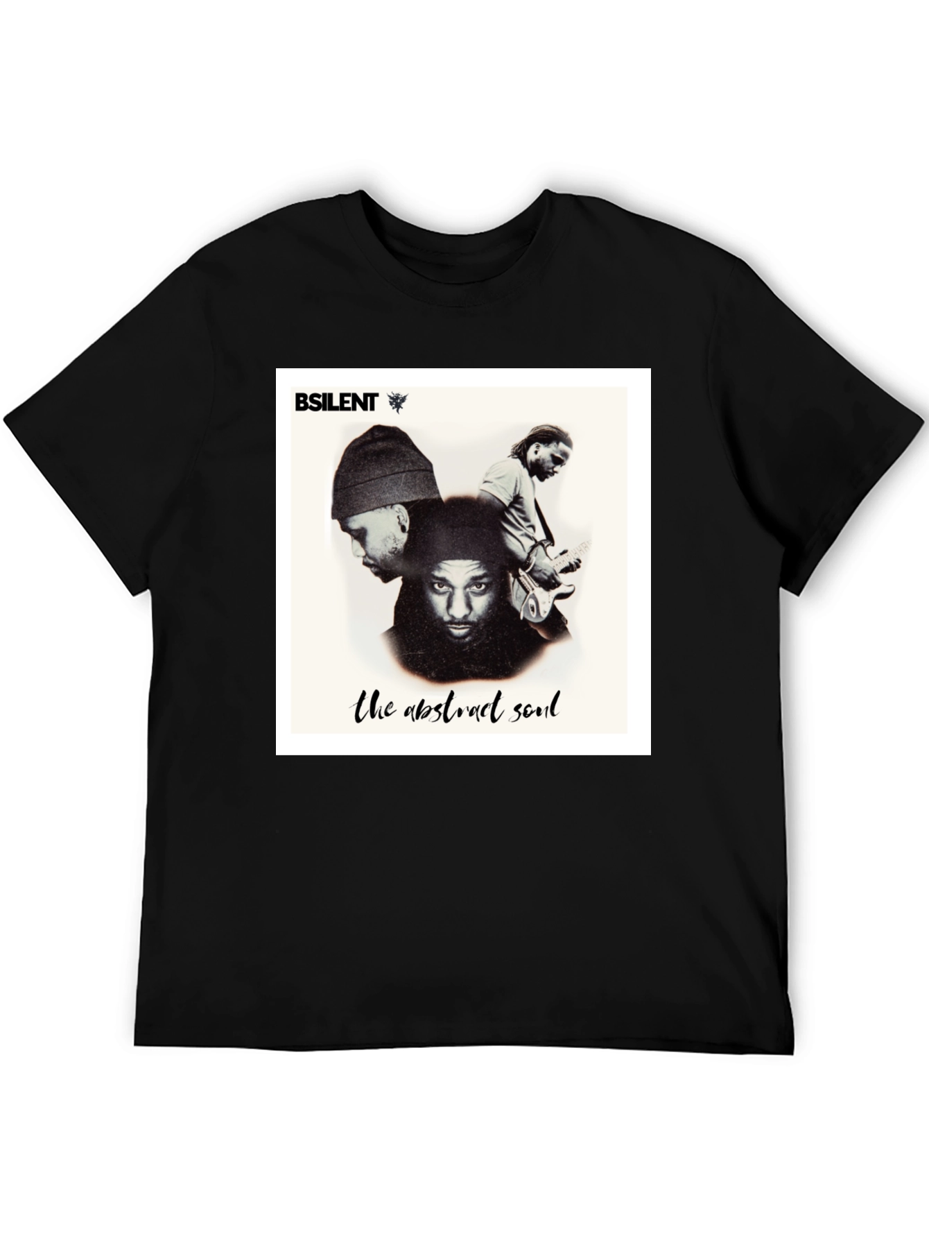 BSilent The Abstract Soul Black T-Shirt