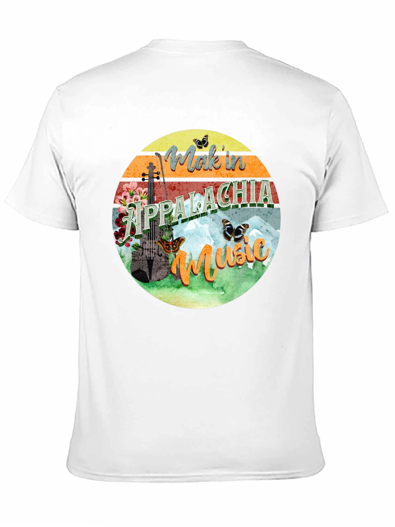 Appalachia Music Graphic Tee - Retro Mountain Vibes