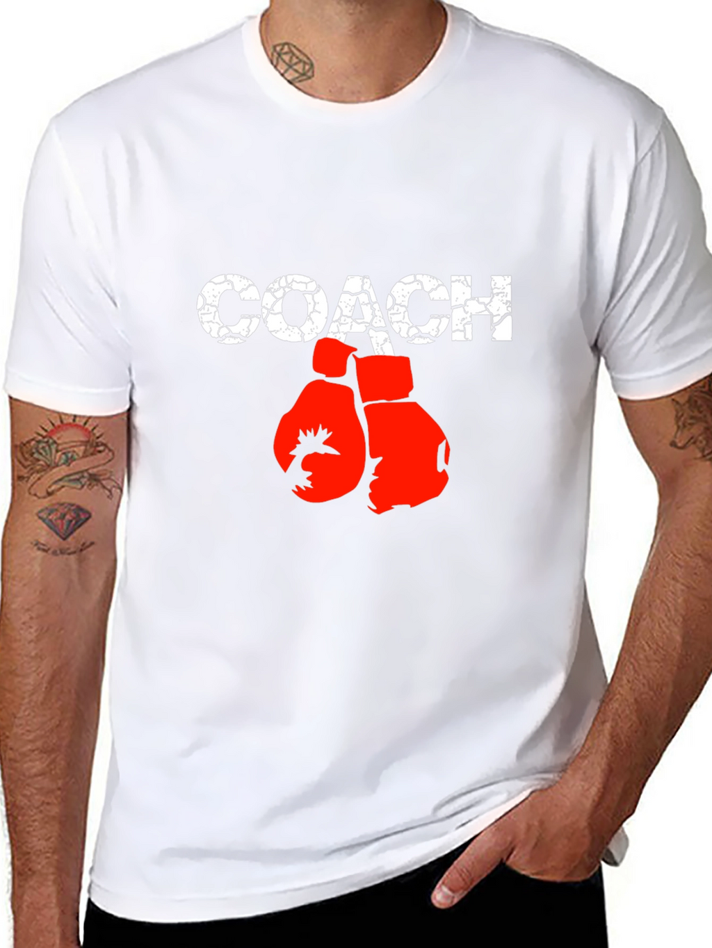 Coach Boxing Gloves Graphic Tee
