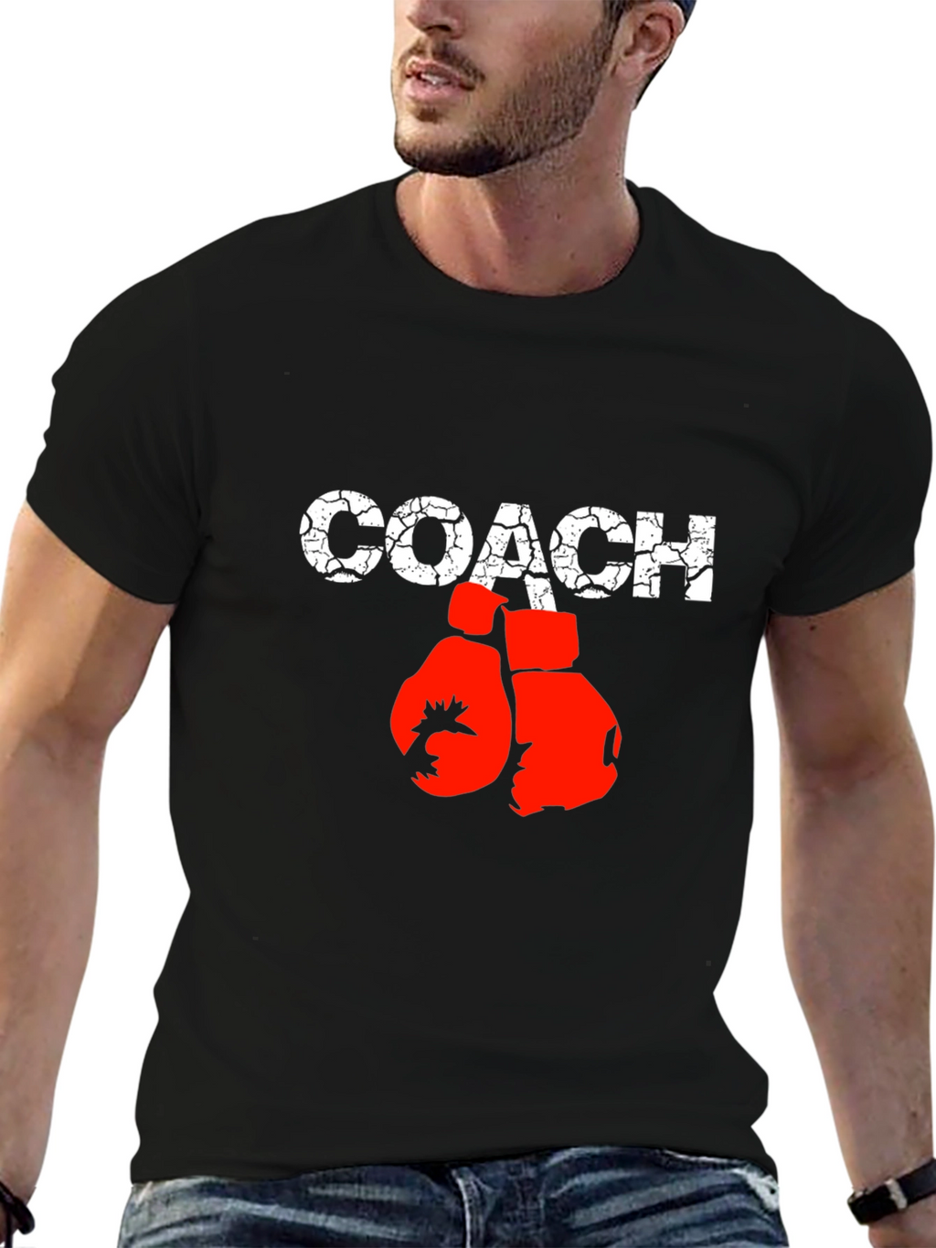 Coach Boxing Gloves Graphic Tee