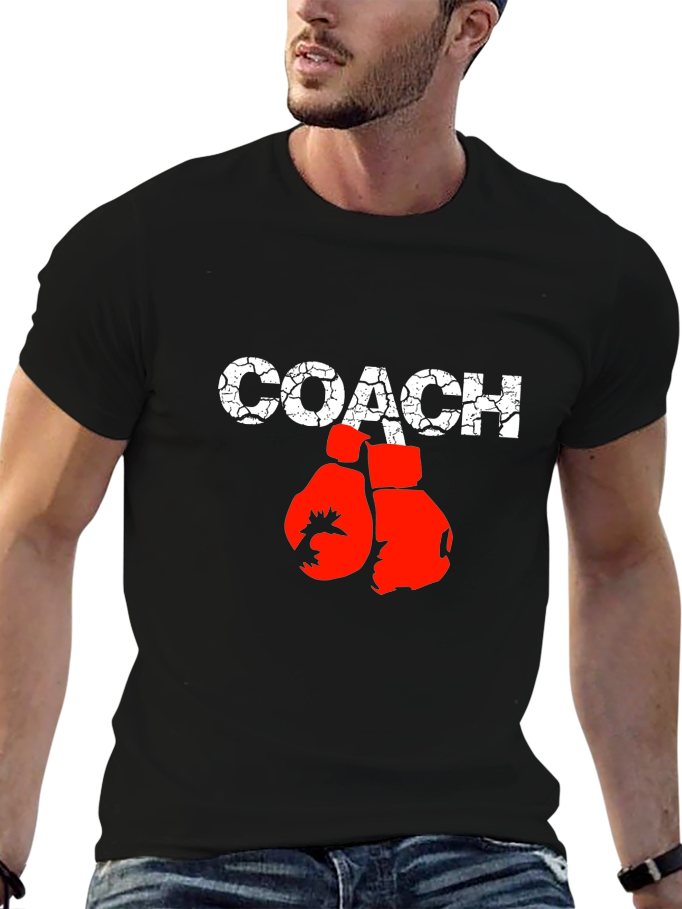 Coach Boxing Gloves Graphic Tee