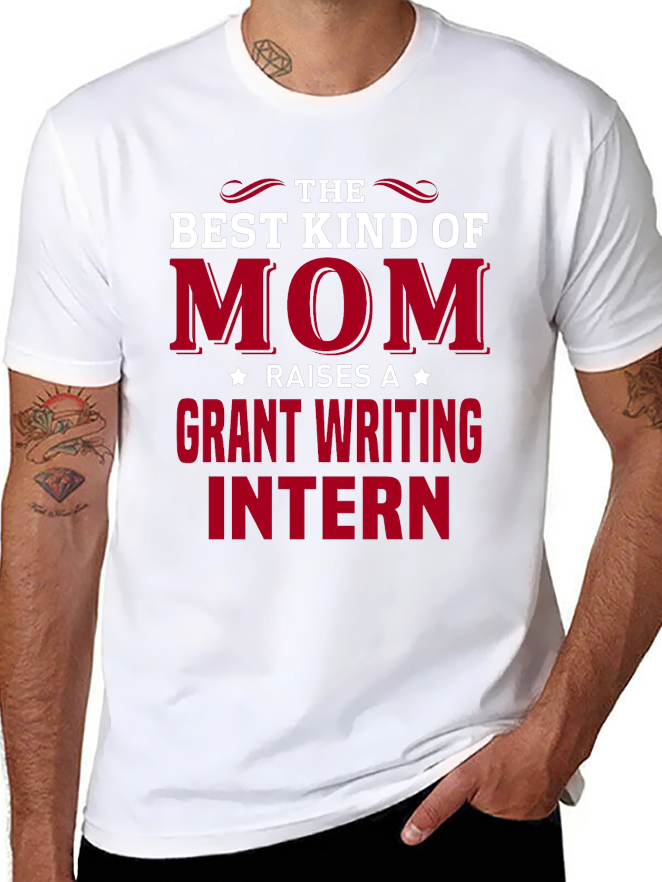 Best Mom Raises Grant Writing Intern T-Shirt