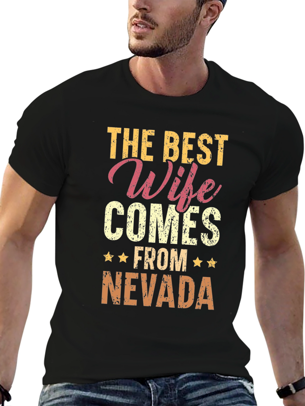 Best Wife From Nevada Graphic T-Shirt