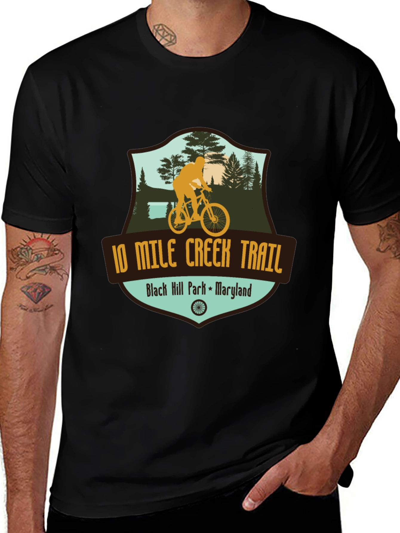 10 Mile Creek Trail Mountain Bike T-Shirt