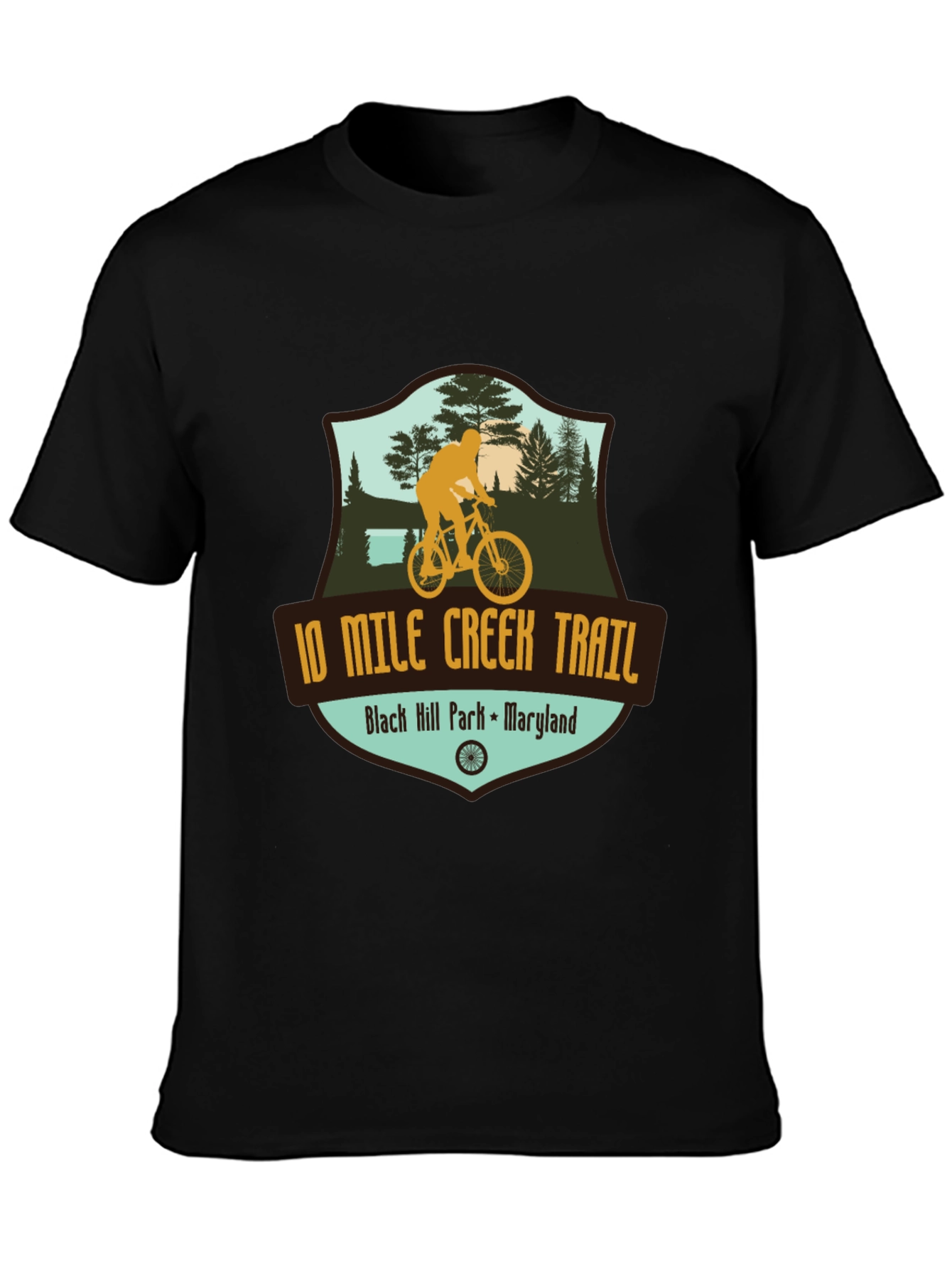 10 Mile Creek Trail Mountain Bike T-Shirt