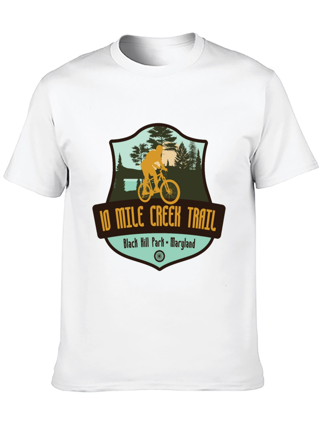 10 Mile Creek Trail Mountain Bike T-Shirt