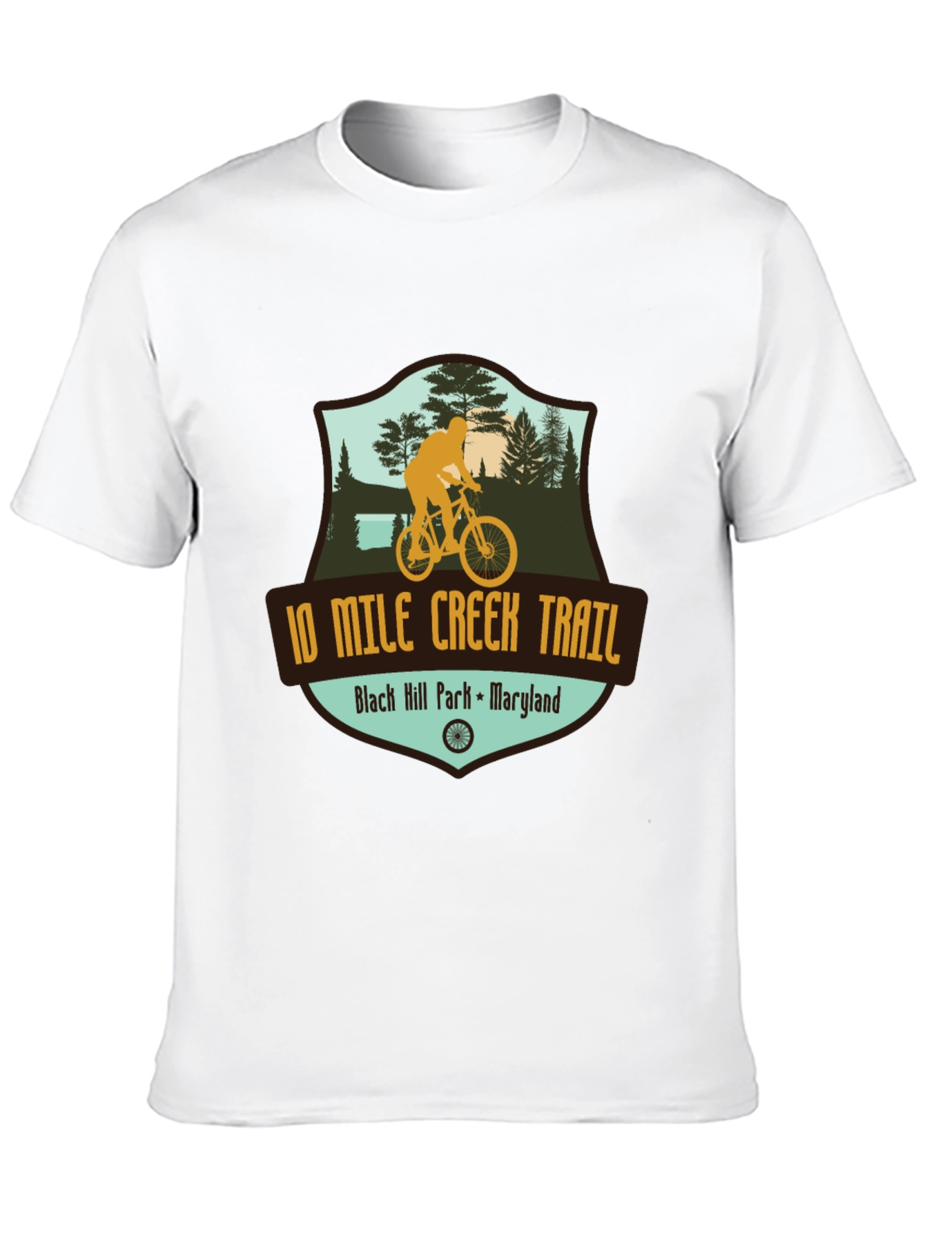 10 Mile Creek Trail Mountain Bike T-Shirt
