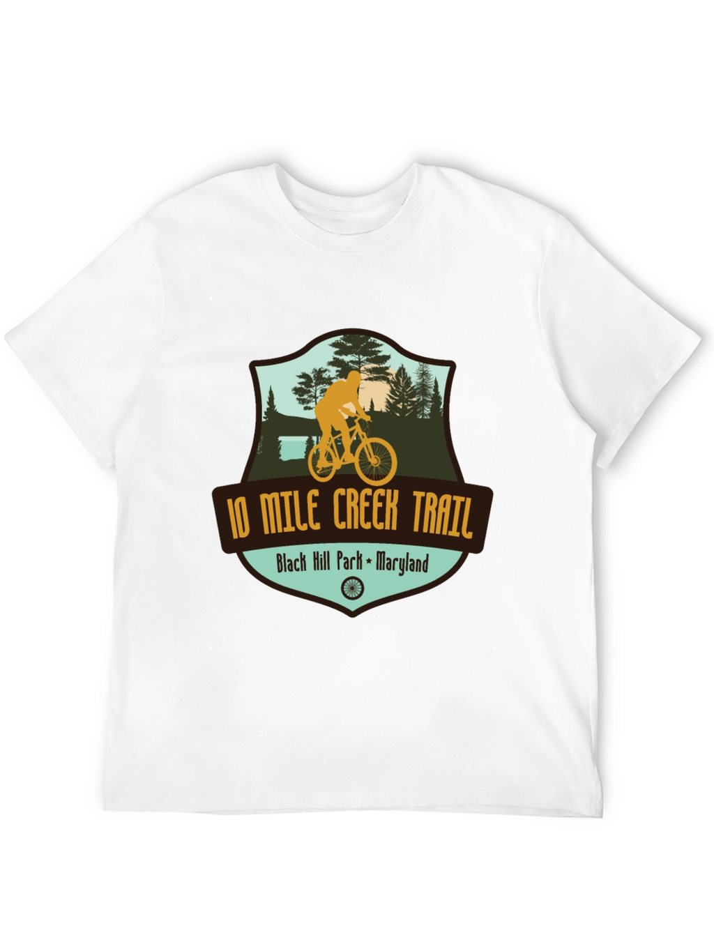 10 Mile Creek Trail Mountain Bike T-Shirt