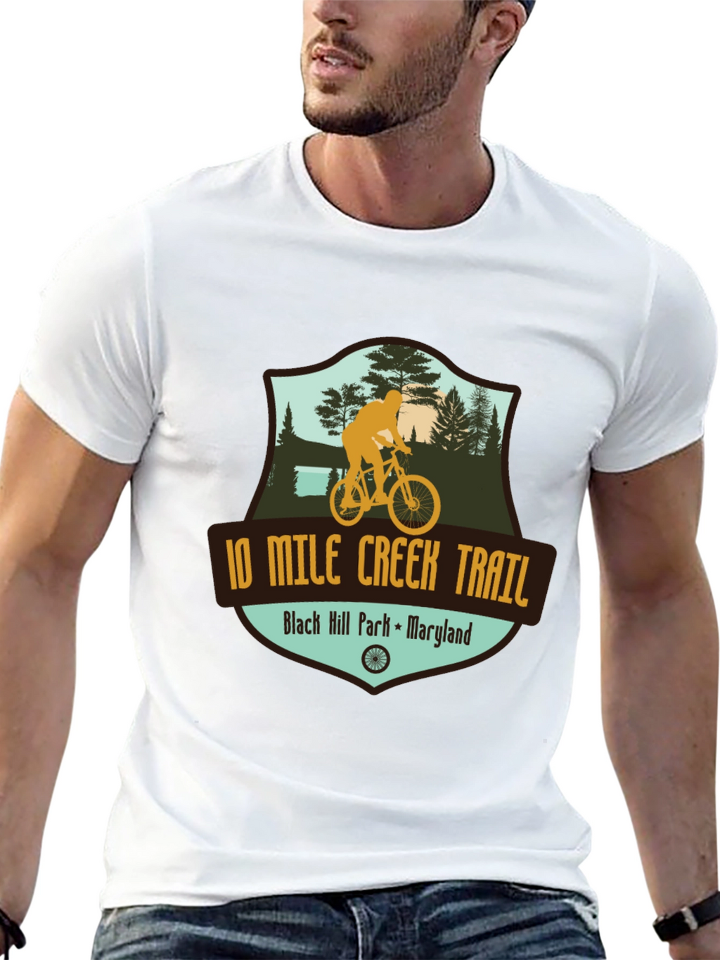 10 Mile Creek Trail Mountain Bike T-Shirt