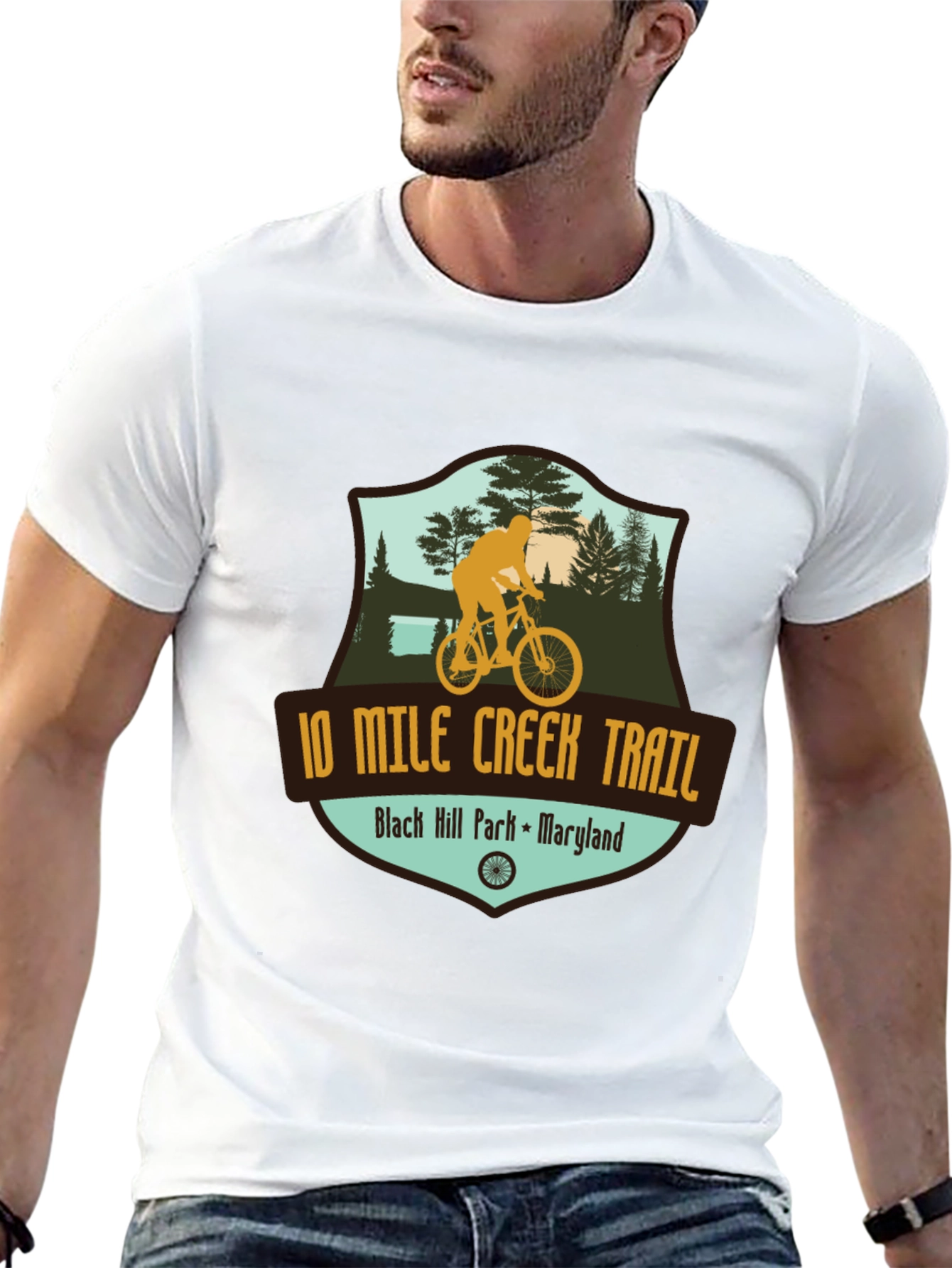 10 Mile Creek Trail Mountain Bike T-Shirt