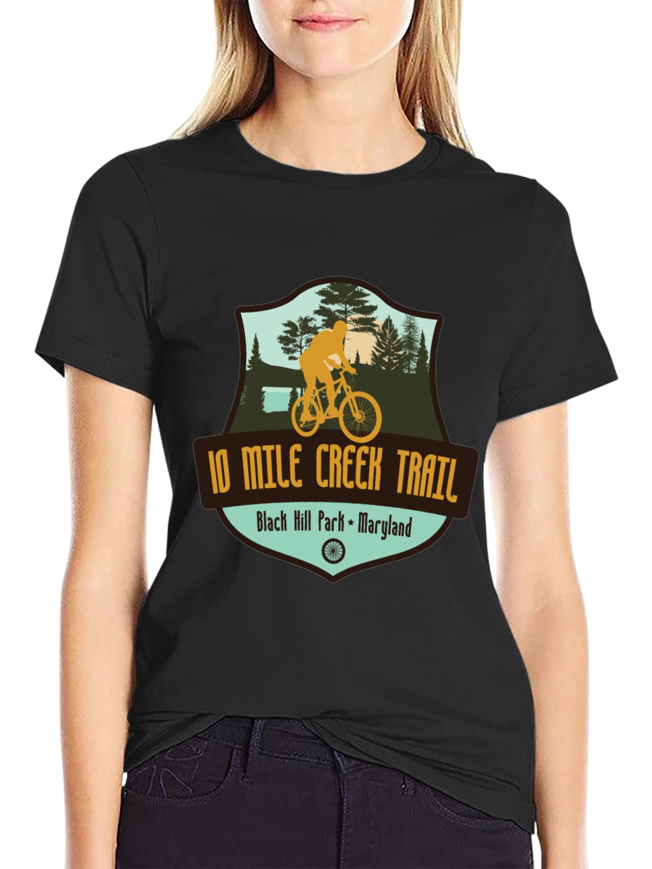 10 Mile Creek Trail Mountain Bike T-Shirt