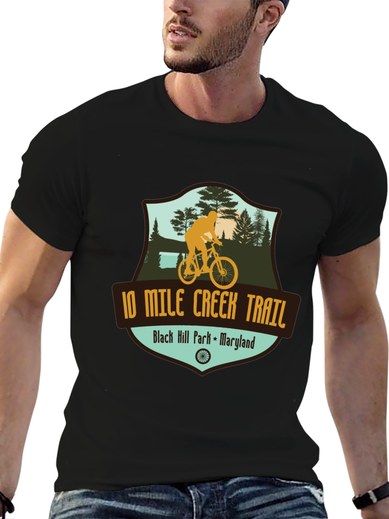 10 Mile Creek Trail Mountain Bike T-Shirt