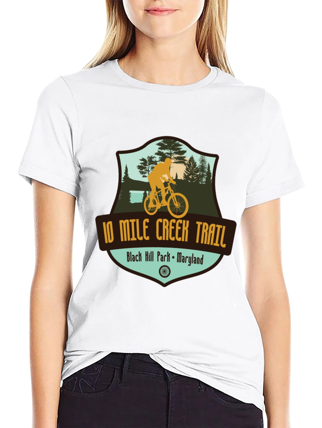 10 Mile Creek Trail Mountain Bike T-Shirt