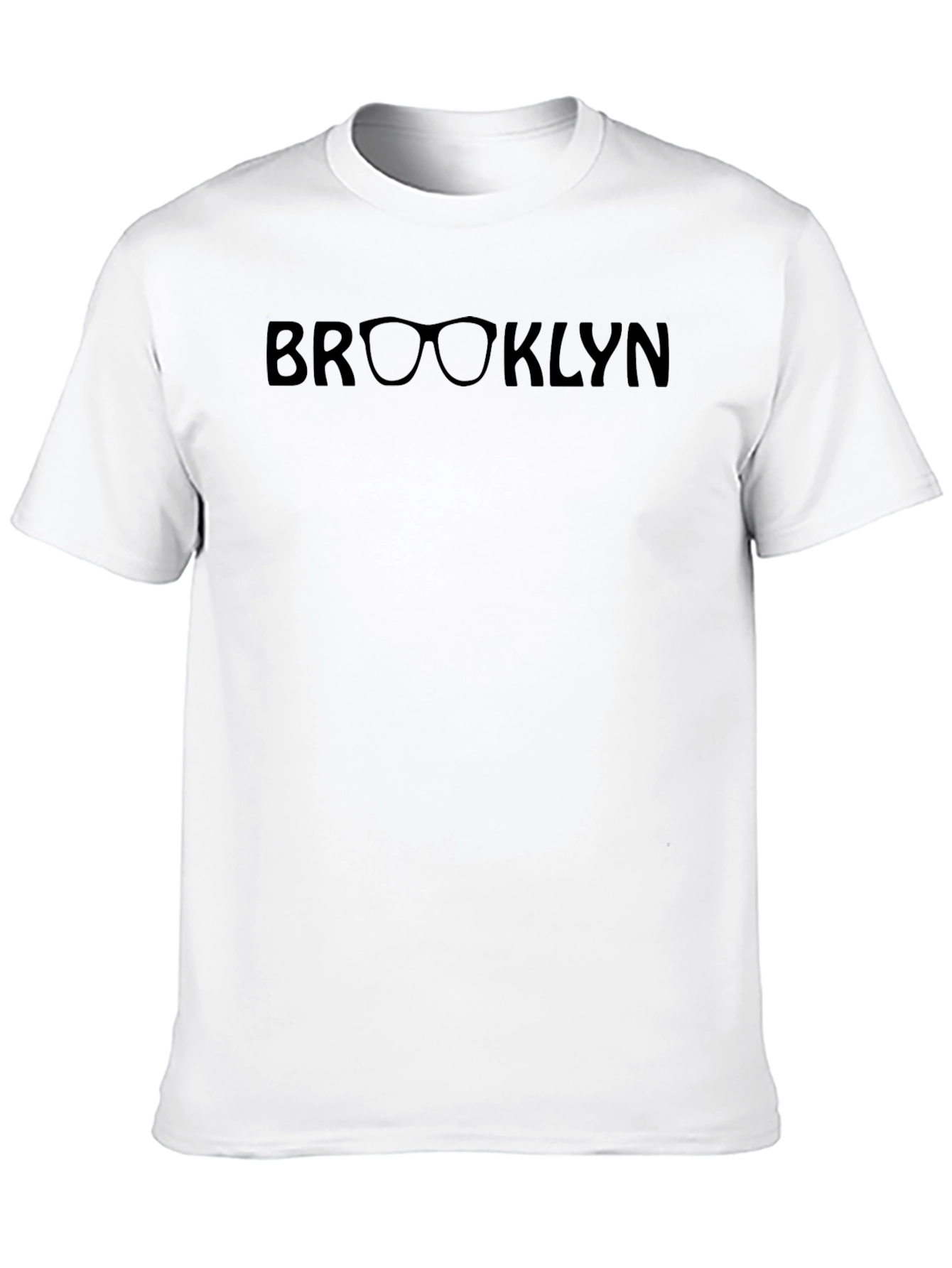 Brooklyn Glasses Graphic T-Shirt - Black