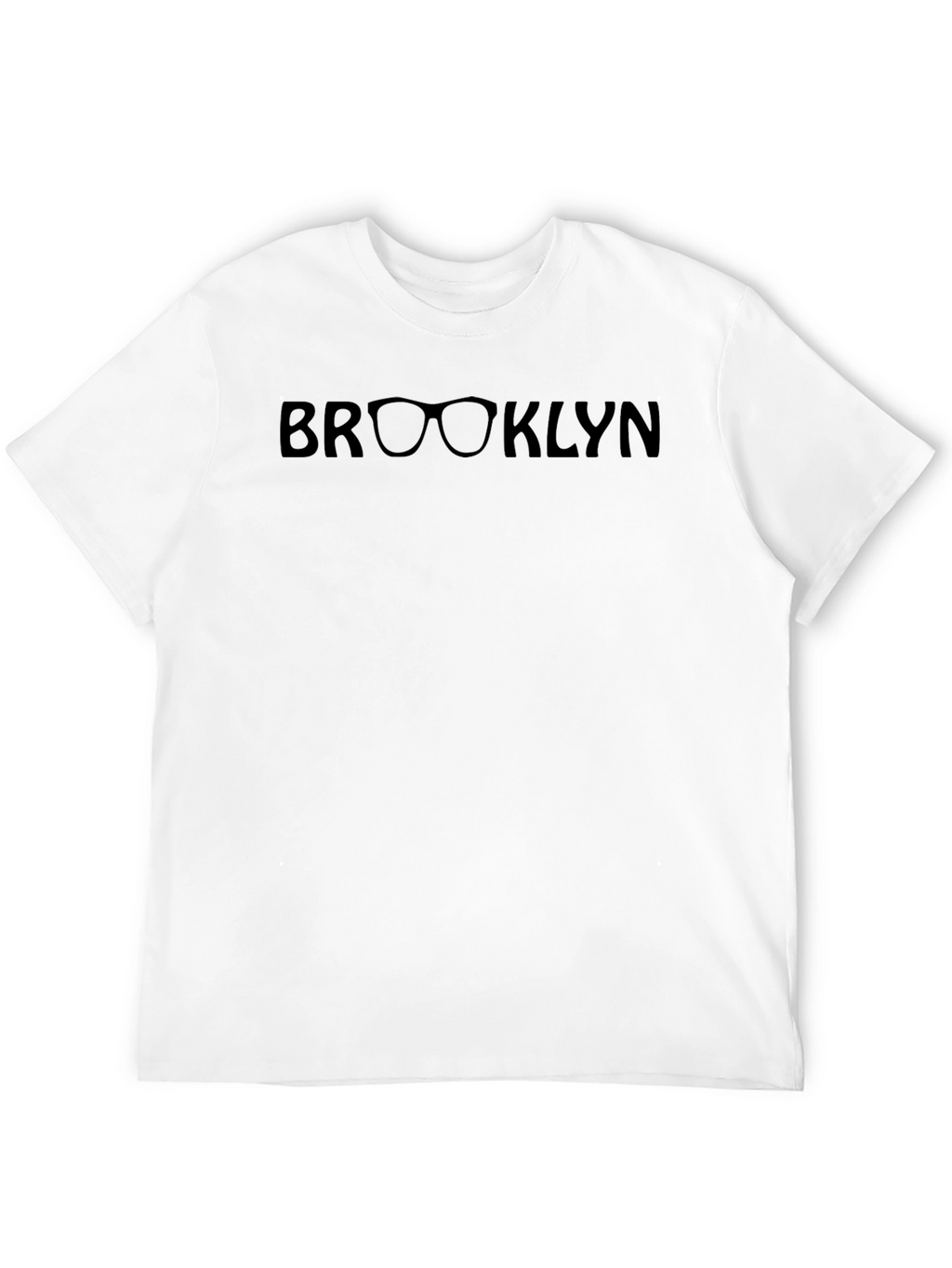 Brooklyn Glasses Graphic T-Shirt - Black