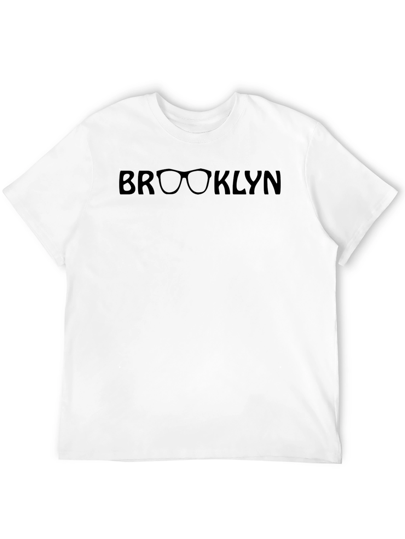 Brooklyn Glasses Graphic T-Shirt - Black