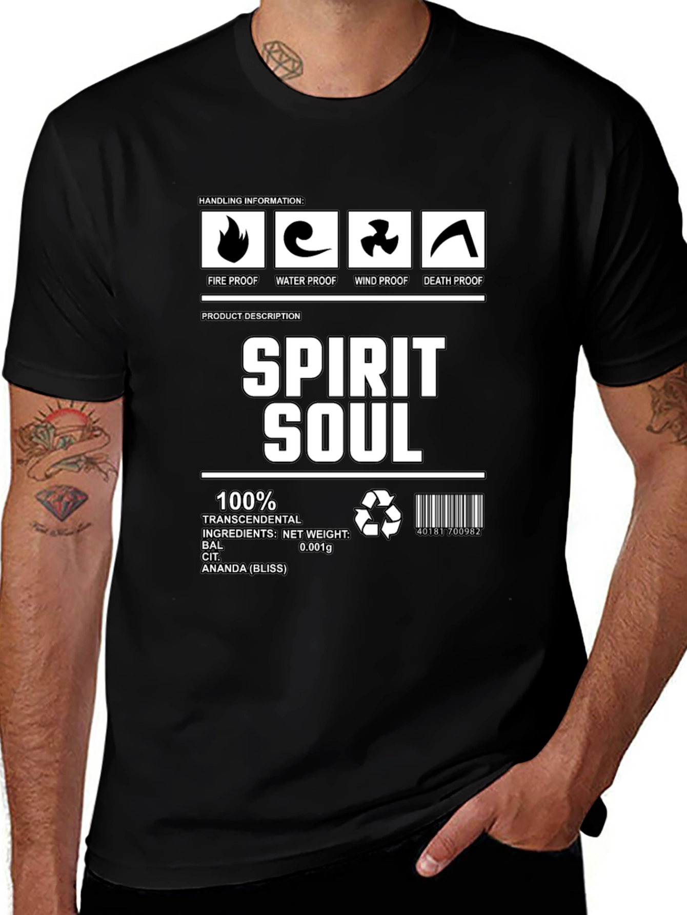 Spirit Soul Funny Graphic T-Shirt