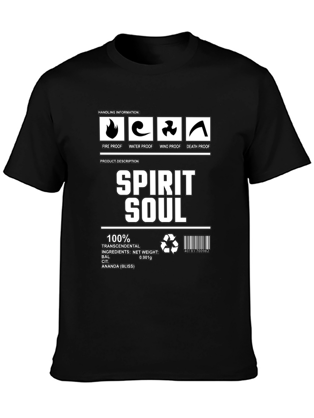 Spirit Soul Funny Graphic T-Shirt